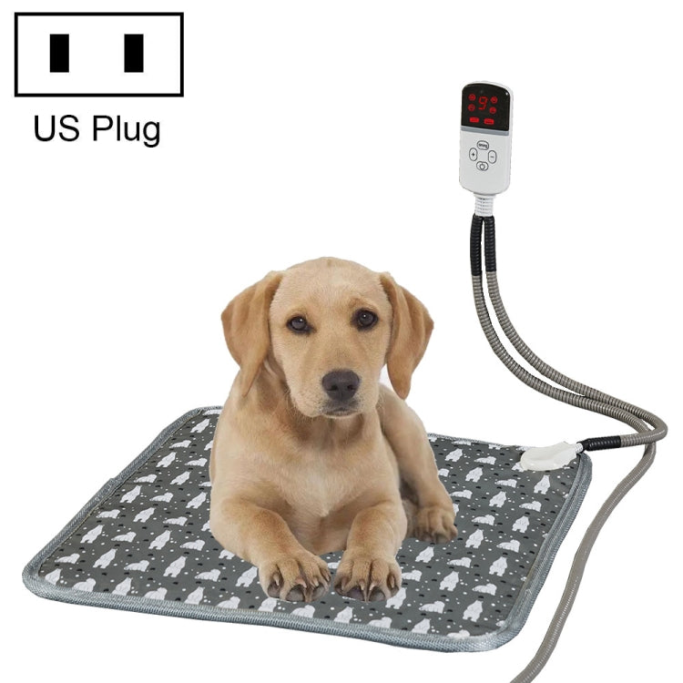 CW45 45x45cm Multi-level Temperature Regulating Timing Pet Heating Pad, Spec: US Plug
