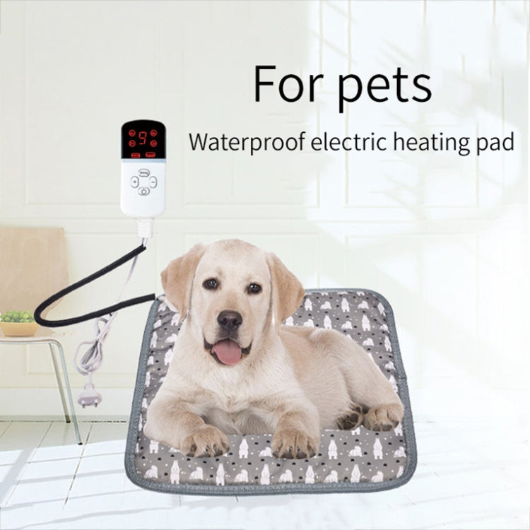CW45 45x45cm Multi-level Temperature Regulating Timing Pet Heating Pad, Spec: UK Plug