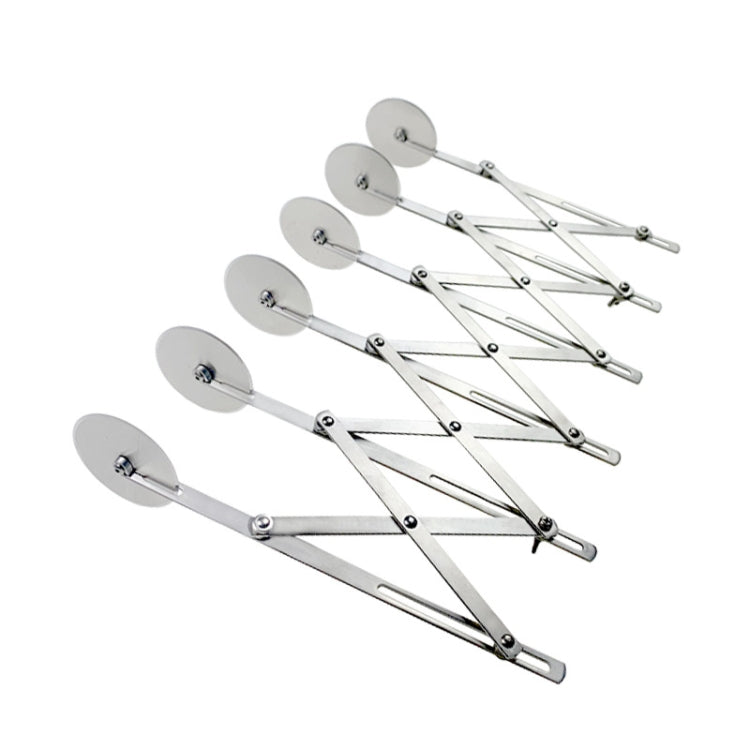Stainless Steel Retractable Multipurpose Pizza Knife, Style: 6 Wheels