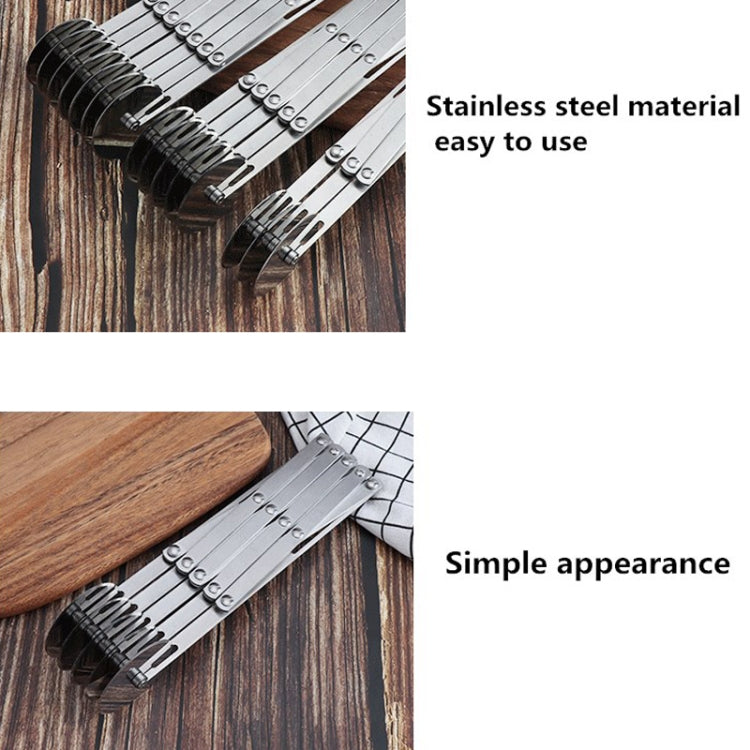 Stainless Steel Retractable Multipurpose Pizza Knife, Style: 7 Wheels