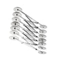 Stainless Steel Retractable Multipurpose Pizza Knife, Style: Two Headed 7 Wheels