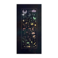 10 PCS Hot Stamping Laser Cartoon Animal Sticker Decoration Hand Account Material(Starry Sky)