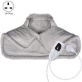 Electric Heated Thermal Shawl On The Back And The Neck UK Plug(Creamy-white)