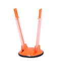 Baggy Rack Holder For Food Prep Bag Plastic Freezer Bag Ziplock Bag Holder Stand(Orange)