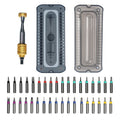 37 In 1 Aluminum Glasses Screwdriver Set Computer Watch Dismantling Repair Tools