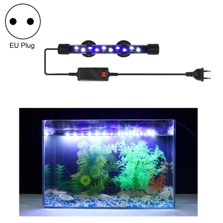 Q20BW Blue+White Light 90-260V Aquarium Diving Light LED Fish Tank Light(EU Plug)