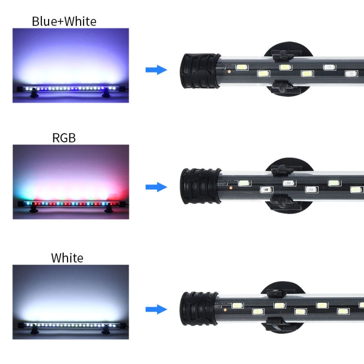 Q30W White Light 90-260V Aquarium Diving Light LED Fish Tank Light(US Plug)