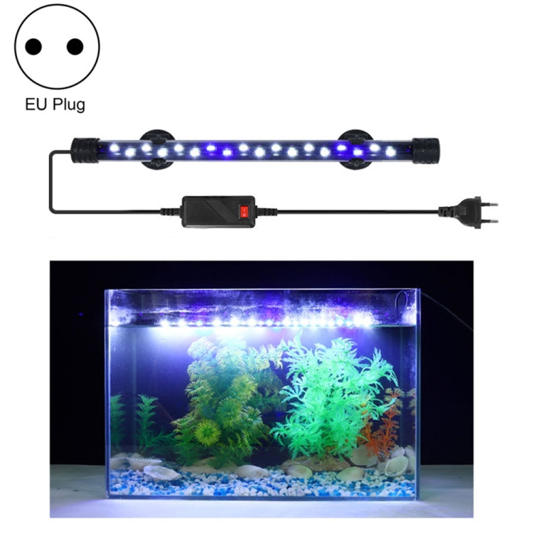 Q30BW Blue+White Light 90-260V Aquarium Diving Light LED Fish Tank Light(EU Plug)