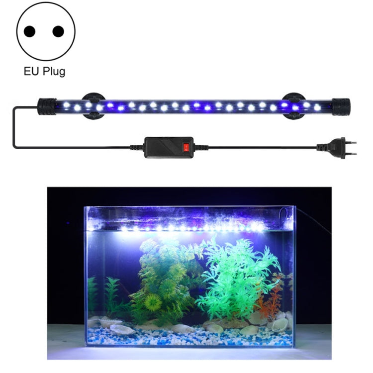 Q40BW  Blue+White Light 90-260V Aquarium Diving Light LED Fish Tank Light(EU Plug)