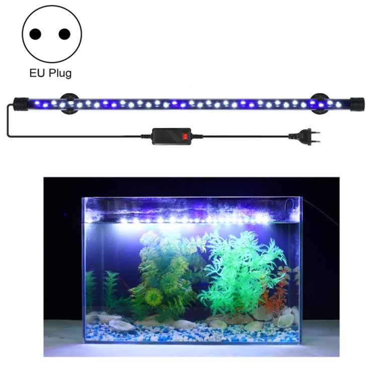 Q60BW  Blue+White Light 90-260V Aquarium Diving Light LED Fish Tank Light(EU Plug)
