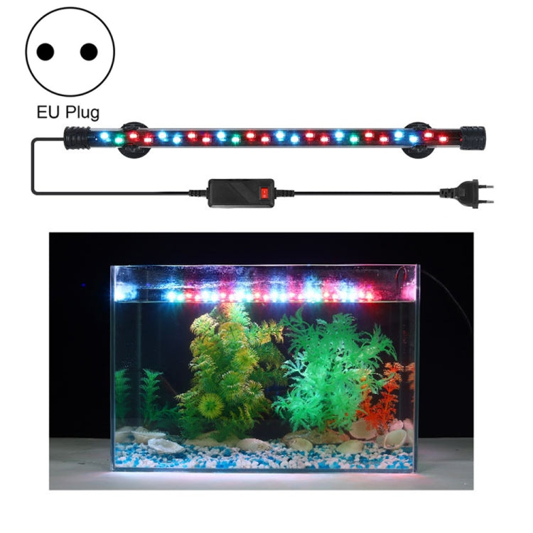 Q40CF  RGB Light 90-260V Aquarium Diving Light LED Fish Tank Light(EU Plug)