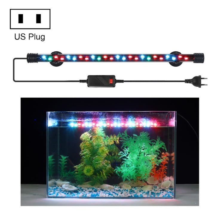 Q50CF  RGB Light 90-260V Aquarium Diving Light LED Fish Tank Light(US Plug)