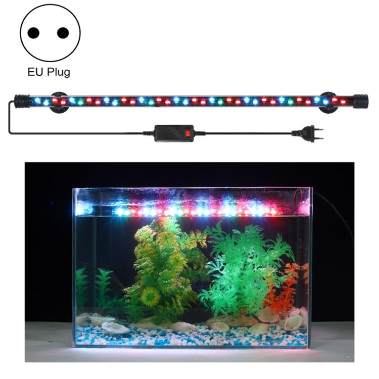 Q60CF  RGB Light 90-260V Aquarium Diving Light LED Fish Tank Light(EU Plug)