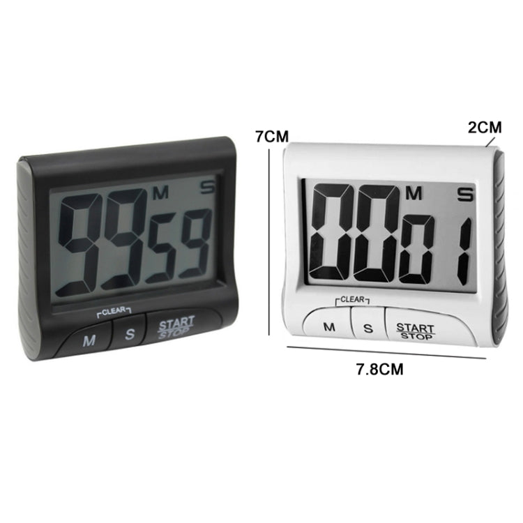 Kitchen Reminder Learning Positive Timer With Switch, Color: Black