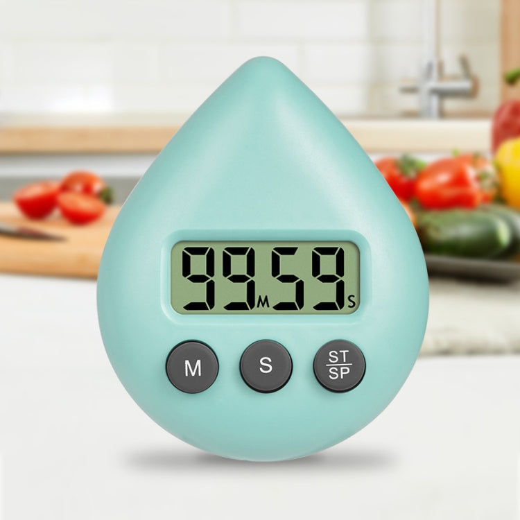 Water Drop Electronic Timer Student Learning Reminder(Light Green)