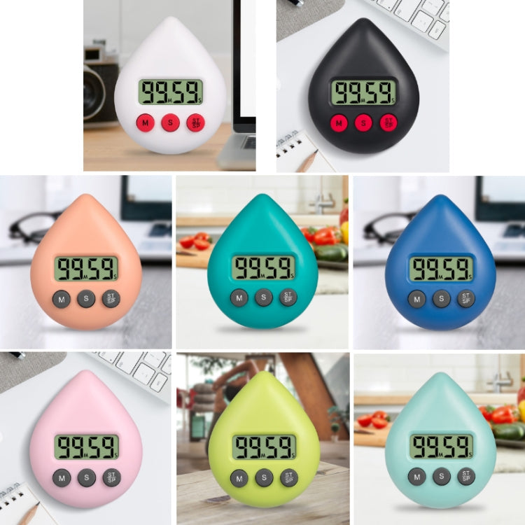 Water Drop Electronic Timer Student Learning Reminder(Light Green)