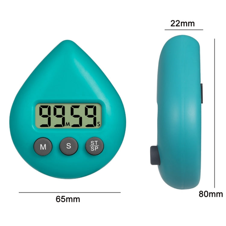 Water Drop Electronic Timer Student Learning Reminder(Blue)