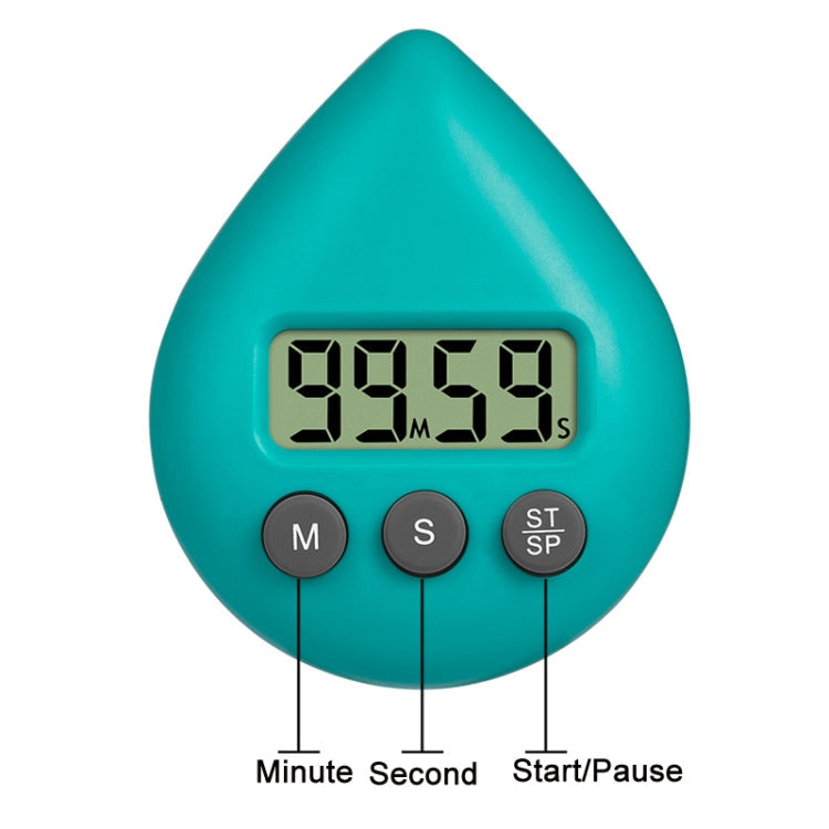 Water Drop Electronic Timer Student Learning Reminder(Orange)