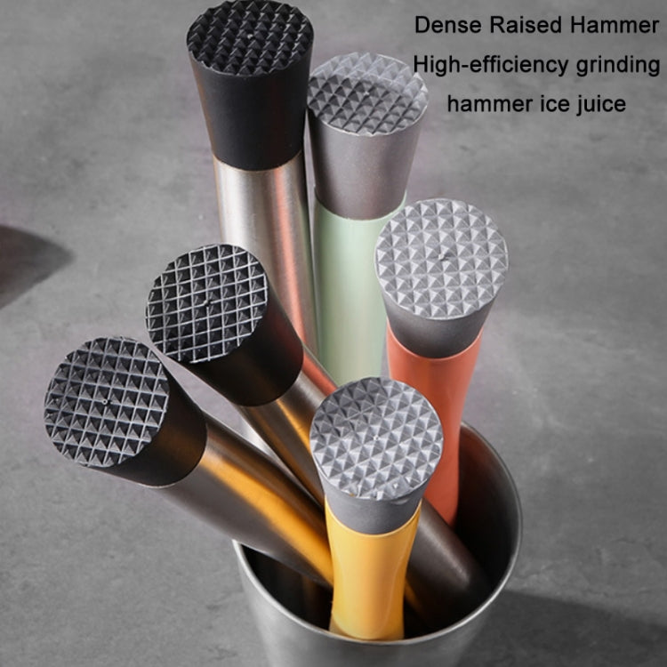 Cocktail Lemon Stirrer Bar Crushed Ice Hammer, Specification: Thick Waist 21cm