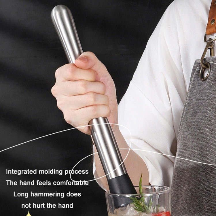 Cocktail Lemon Stirrer Bar Crushed Ice Hammer, Specification: Thick Waist 21cm