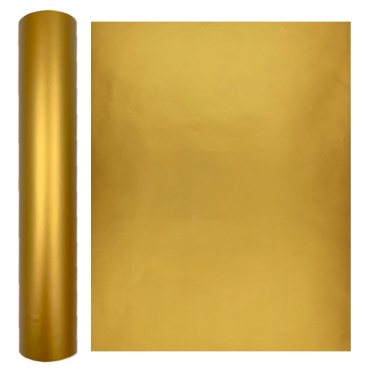 Matte Metal Self Adhesive Vinyl Lettering Sticker Cup Sticker Car Sticker, Size: 30x100cm(Gold)
