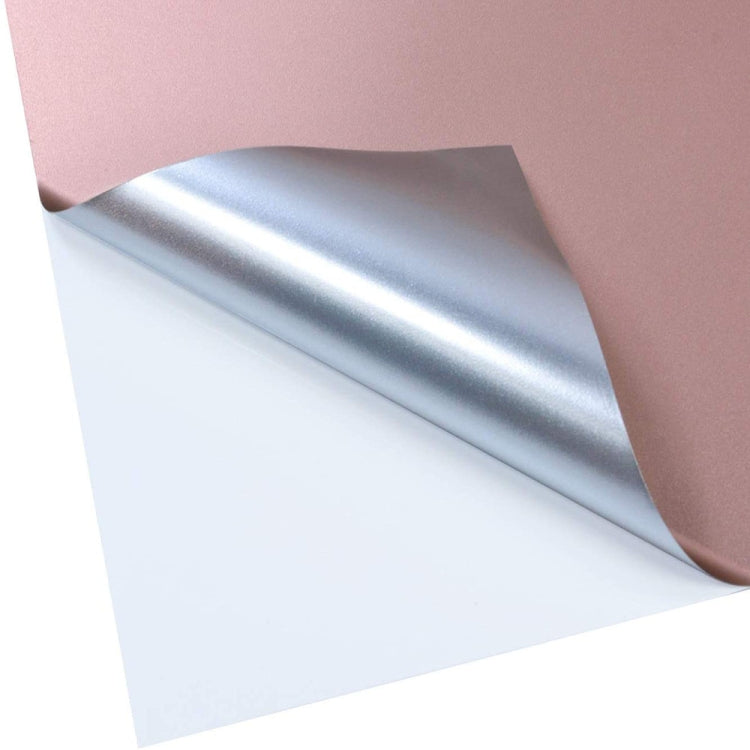 Matte Metal Self Adhesive Vinyl Lettering Sticker Cup Sticker Car Sticker, Size: 30x100cm(Silver)