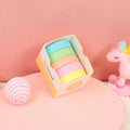 5 Boxes Student Printed Hand Account Tape Set(Macaron Solid Color 2)
