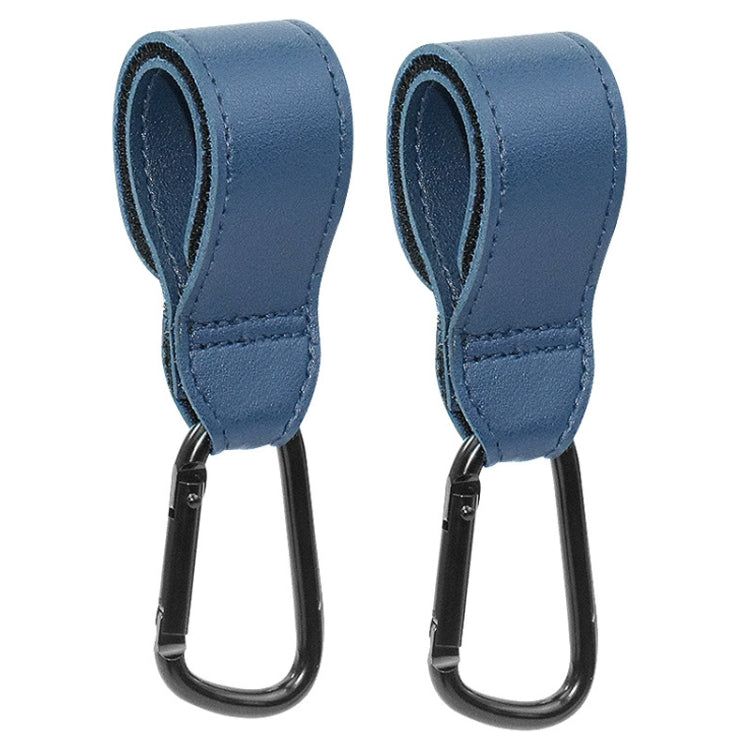 2 PCS Simple Multifunctional Electric Vehicle Bicycle Aluminum Alloy Climbing Buckle(Royal Blue)