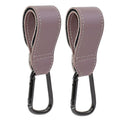 2 PCS Simple Multifunctional Electric Vehicle Bicycle Aluminum Alloy Climbing Buckle(Light Purple)