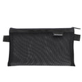 Hechooses D033 Transparent Mesh Exam Portable Pen Bag, Style: Square (Black)