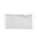 Hechooses D033 Transparent Mesh Exam Portable Pen Bag, Style: Square (White)