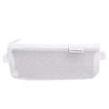 Hechooses D033 Transparent Mesh Exam Portable Pen Bag, Style: Triangle (White)