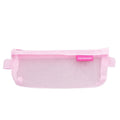 Hechooses D033 Transparent Mesh Exam Portable Pen Bag, Style: Triangle (Pink)