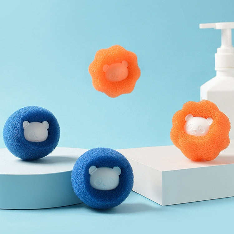 Washing Machine Laundry Ball Decontamination Hair Removal Anti-winding Cleaning Ball(Blue)