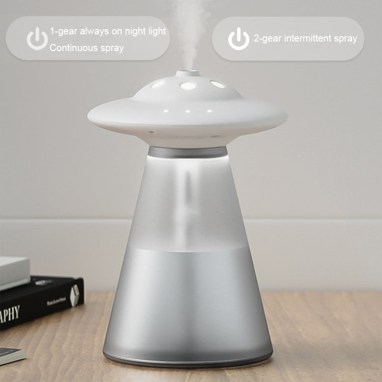 FX-041 USB Charging UFO Shape Night Light Humidifier(Light Blue)