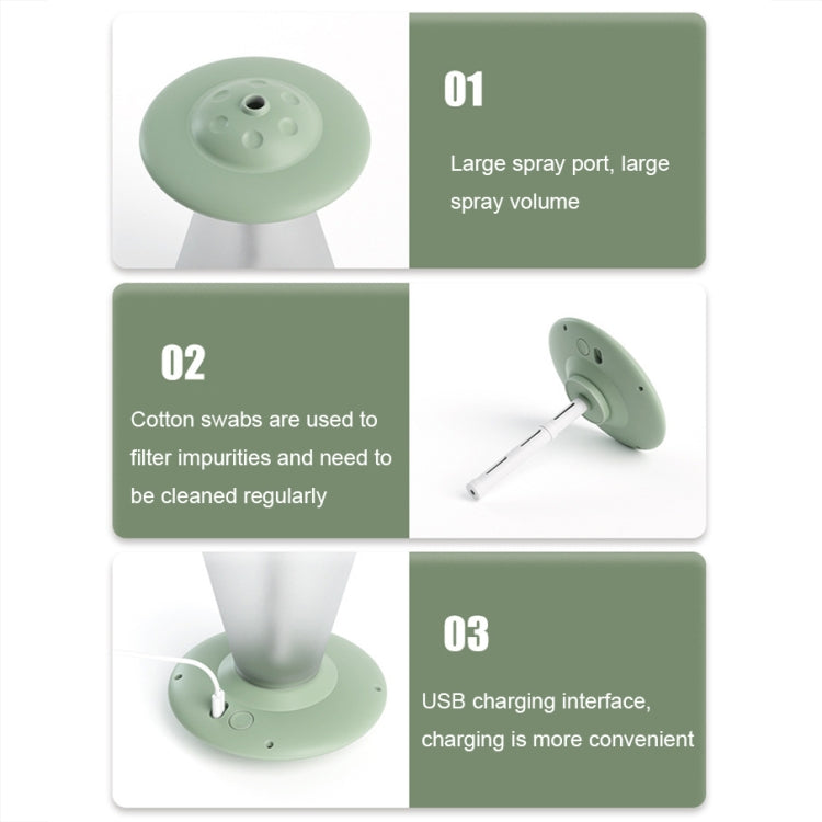 FX-041 USB Charging UFO Shape Night Light Humidifier(Light Blue)