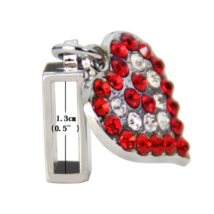 Heart Shaped Pendant PU Leather Dog Collar Pet Dog Leash, Size: S 1.3-30cm(Pink)