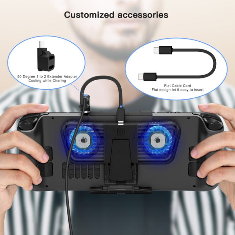 JYS For Steam Deck/Switch/OLED Game Console Cooling Fan With Bracket