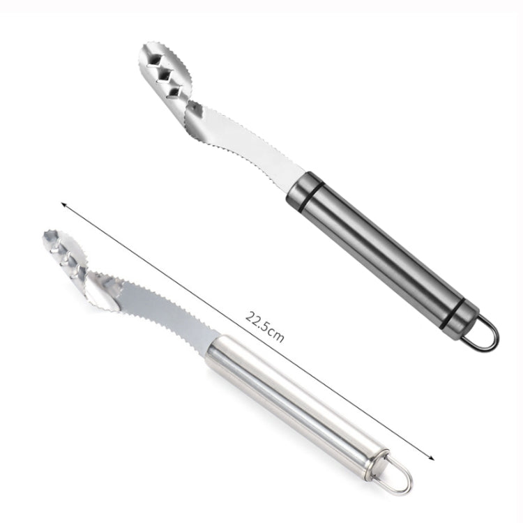 10 PCS Stainless Steel Pepper Seed Decator Fruit Kernel Knife Round Handle