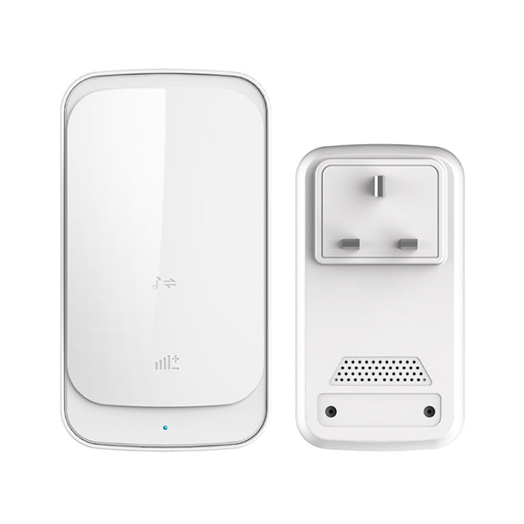 C03 1 For 1 Home Wireless IP44 Waterproof Touch Sensor Doorbell(UK Plug White)