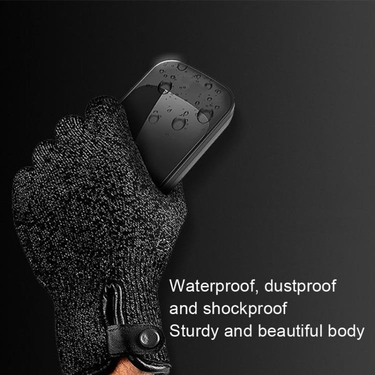C03 1 For 1 Home Wireless IP44 Waterproof Touch Sensor Doorbell(UK Plug Black)