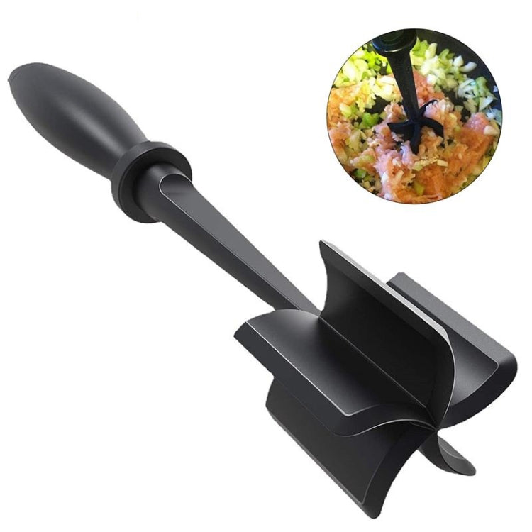 Meat Chopper Hand Held Stirring Grinder(Black)