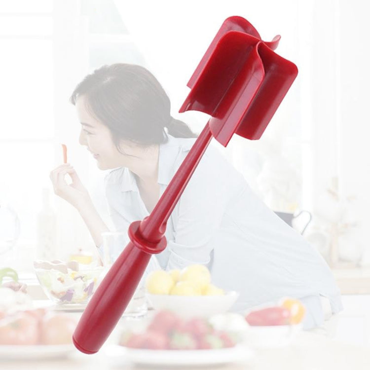 Meat Chopper Hand Held Stirring Grinder(Red)