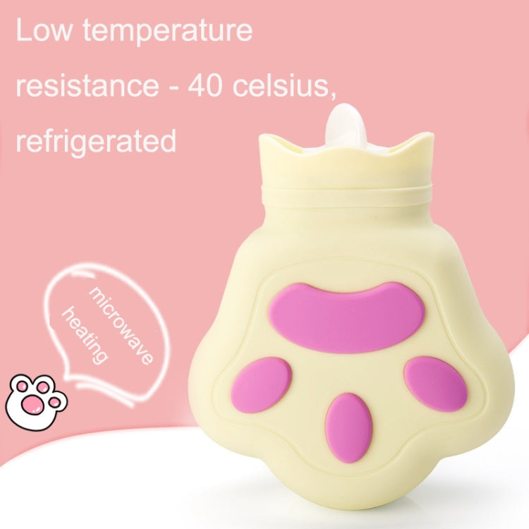 Silicone Microwave Oven Heating Water Injection Hand Bag, Color: Pink