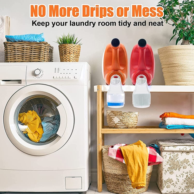 Foldable Laundry Detergent Drip Catcher Tray Cup Holder Soap Dispenser Gadget(Red)