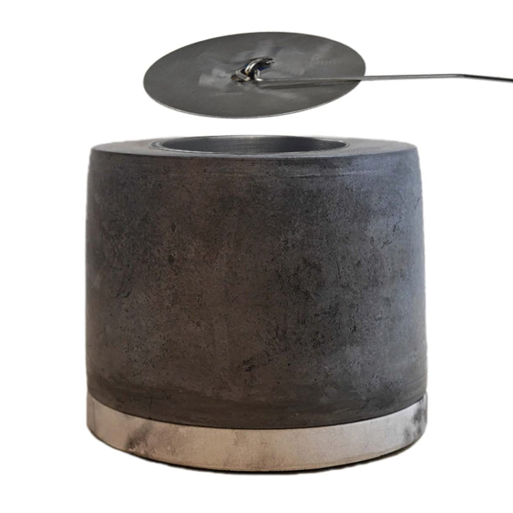 Outdoor Table Heating Pit Alcoholic Fireplace Indoor Heating Stove(Deep Gray)