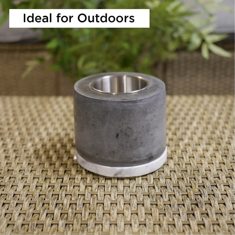 Outdoor Table Heating Pit Alcoholic Fireplace Indoor Heating Stove(Deep Gray)