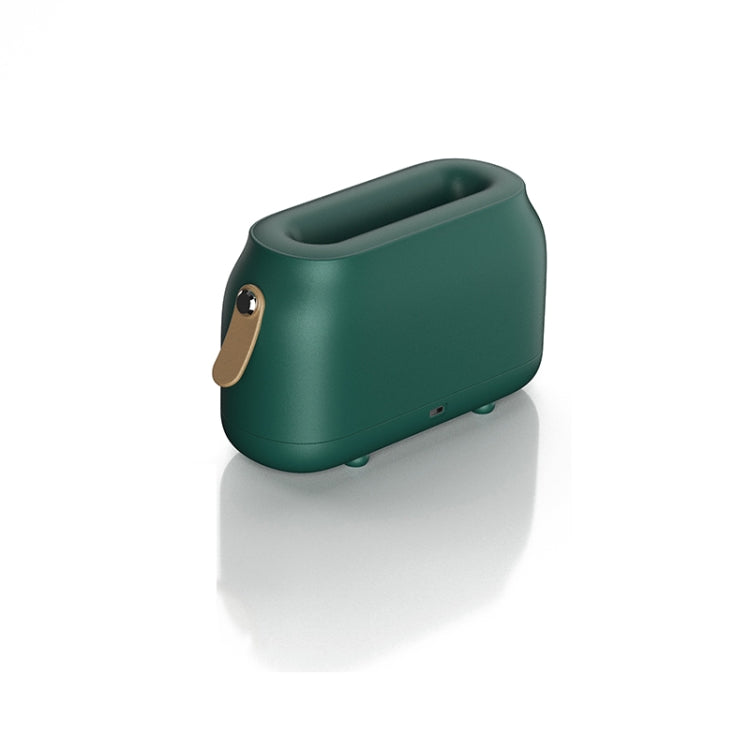 Simulation Flame Aromatherapy Humidifier Bedroom Ambient Light, Color: Green