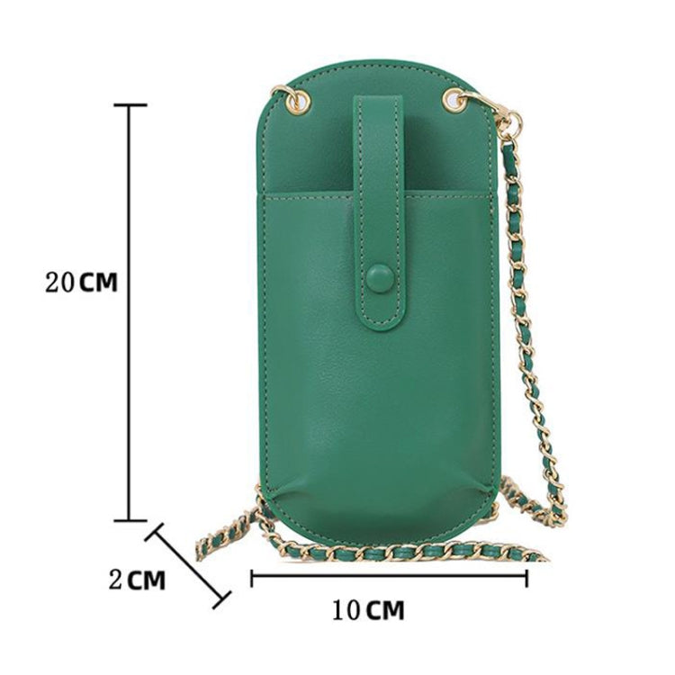 Portable Cell Phone Small Bag Mini Shoulder Crossbody Bag(Purple)