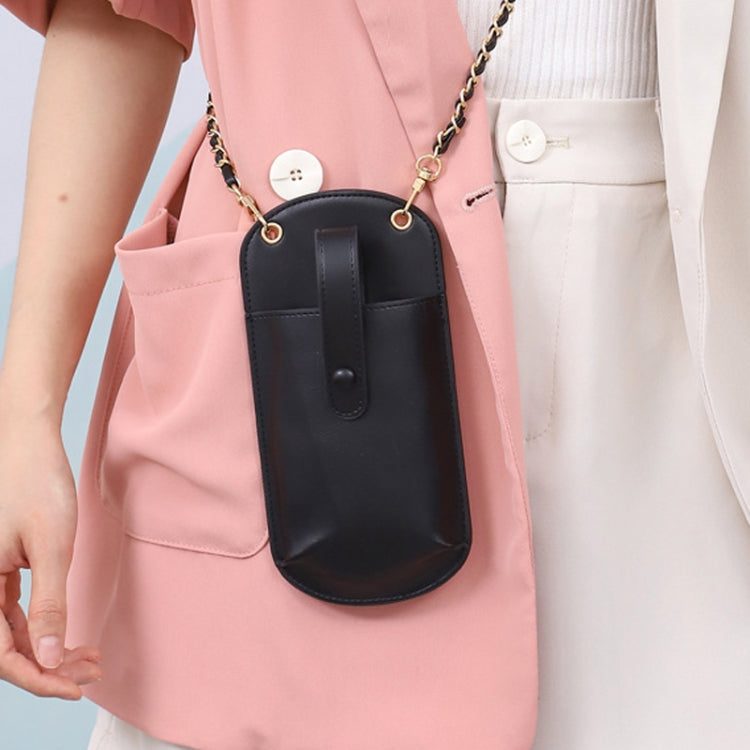 Portable Cell Phone Small Bag Mini Shoulder Crossbody Bag(Purple)